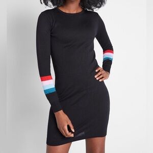 Sugarhill Brighton Striped Sleeve Sweater Dress